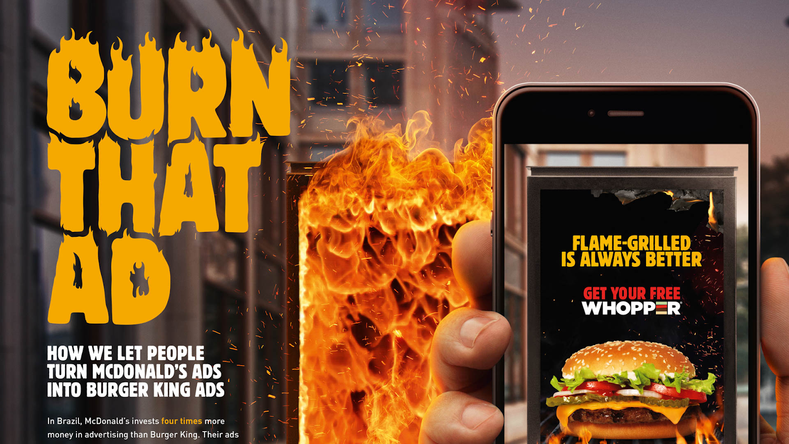 Burger King Burn that Ad