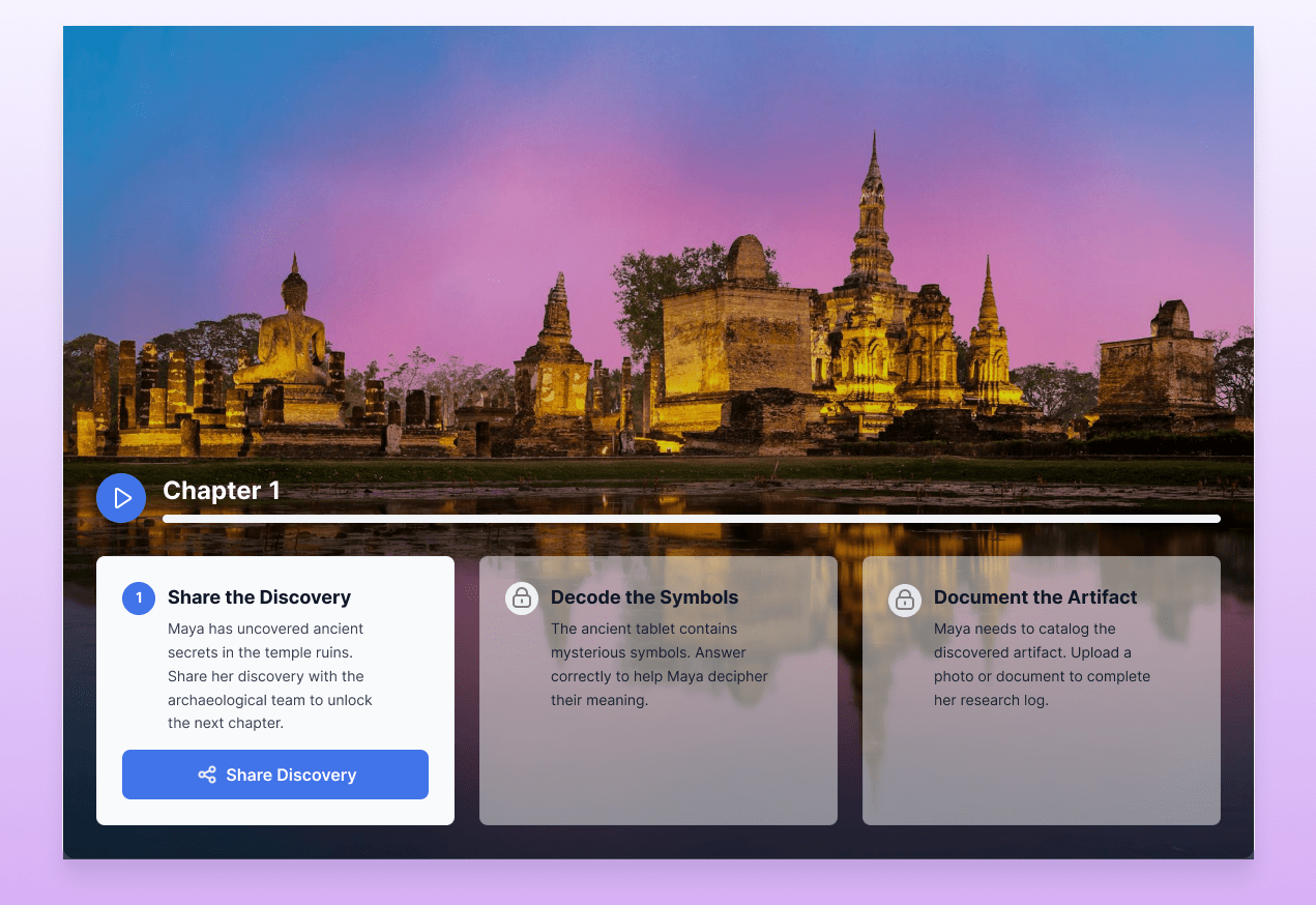 Task Driven Narratives