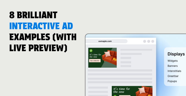 8 Brilliant Interactive Ad Examples (with Live Preview)