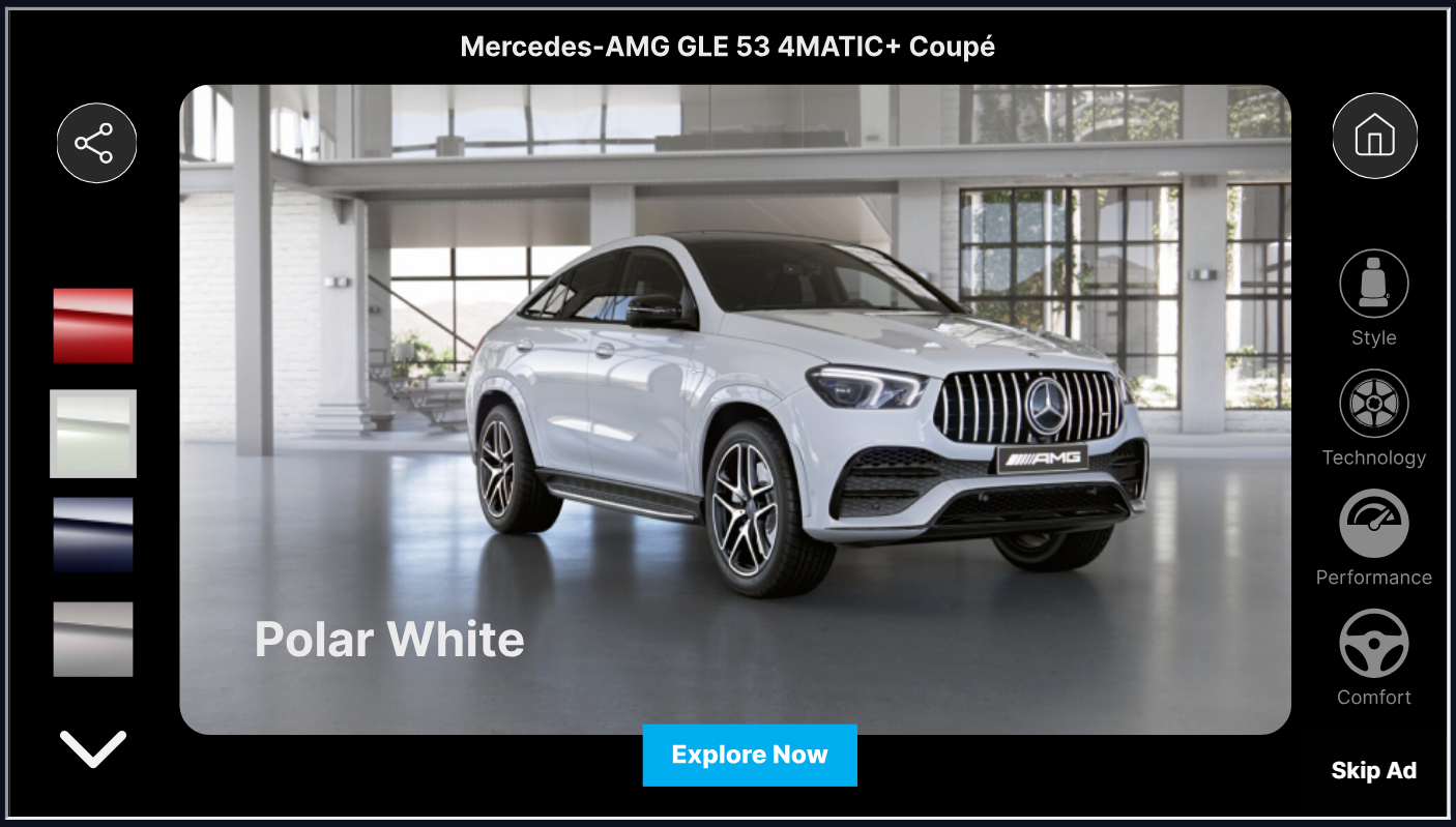 Mercedes Benz Interactive Experience