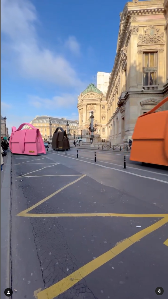 Jacquemus Bag on Wheels Ad