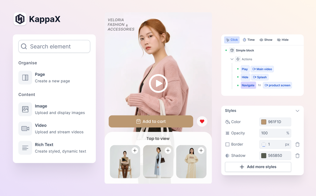 KappaX-Interactive content platform
