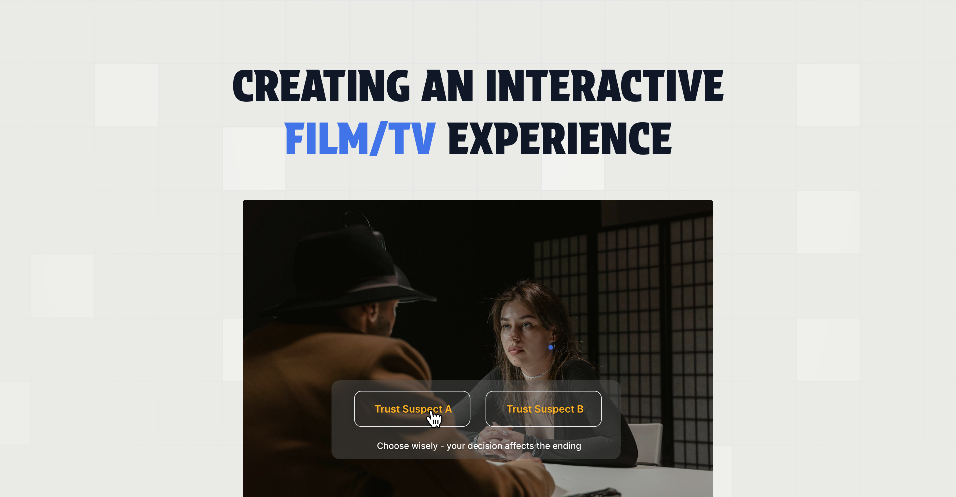 Creating an Interactive Film/TV Experience in KappaX | KappaX